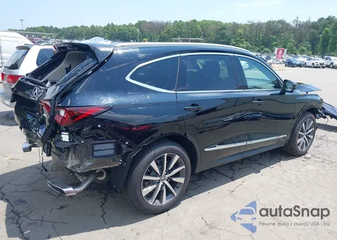 2025 Acura Mdx Technology Package из США, поврежденный, VIN 5J8YE1H47SL001747